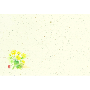 Ｆ１０７　カラー紙マット尺３　菊　100枚入