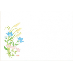 秋の草花（9月～10月）尺3紙マット（上質紙）【100枚入】