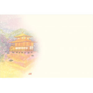 Ｆ６３３　尺３紙マット寺社シリーズ　夏（７～８月）100枚入