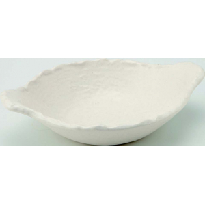 変形浅鍋 白22cm