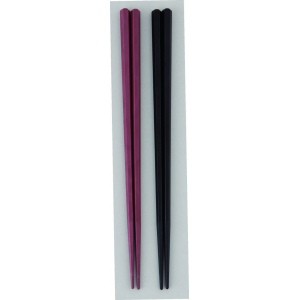 SPS六角箸（黒） 22.7cm 【50膳入】