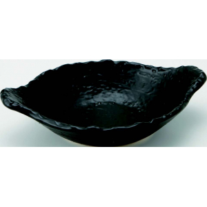 変形浅鍋 黒22cm