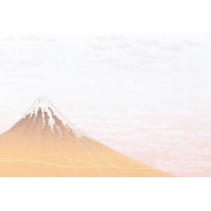富士山（オールシーズン）尺３紙マット（上質紙）【100枚入】