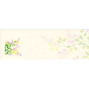 ハギ（4月～6月）四季の花シリーズ 箸置き紙マット（上質紙）【100枚入】