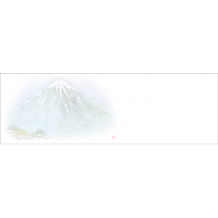 Ｆ８１４　箸置き紙マット着物柄シリーズ　富士山　100枚入