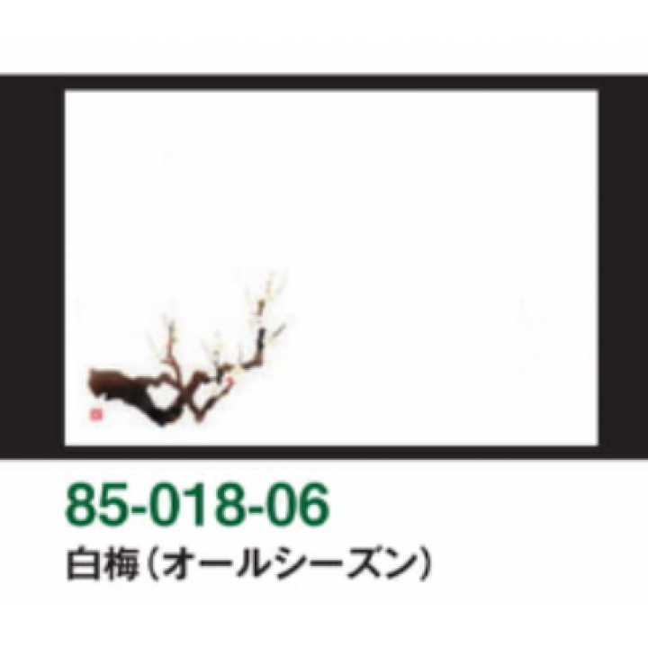 白梅（オールシーズン）尺3和紙マット（雲龍和紙）【100枚入】