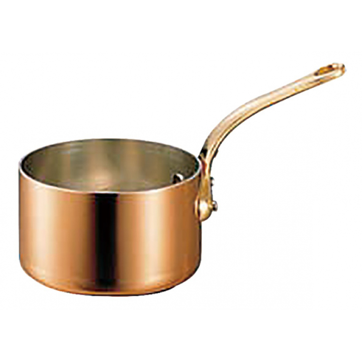 銅極厚深型片手鍋 真鍮柄 27cm | 飲食業用業務用品 /【公式】みのはん 