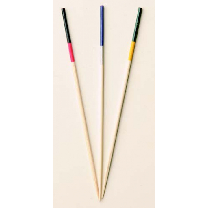 2色かんじょう串 12cm【100本入】 黄緑