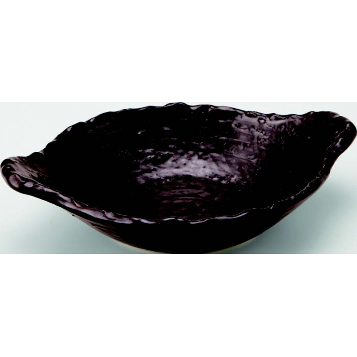 変形浅鍋 茶22cm