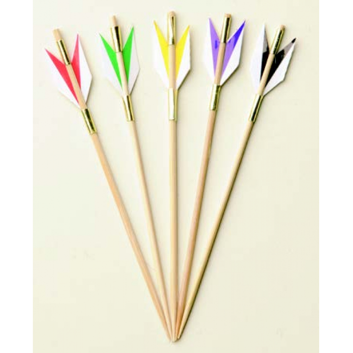 矢羽根串 9cm【100本入】 紫