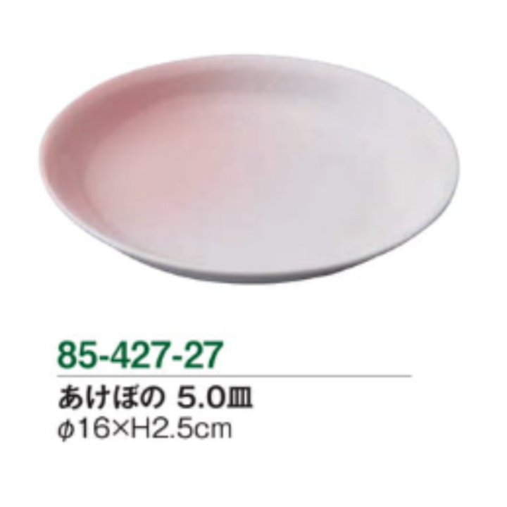 あけぼの5.0皿